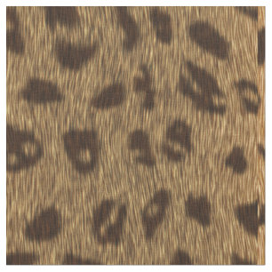 Faux Leopard Spots Fur Fabric