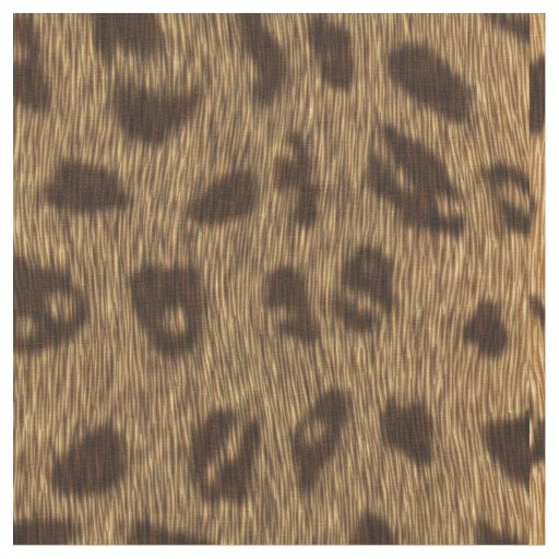 Faux Leopard Spots Fur Fabric