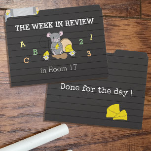 Faux Letter Board Mouse Teacher (pack 2) File Folder