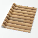 Faux Log Cabin Siding Wrapping Paper