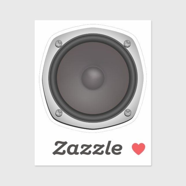 Faux Loudspeaker Sticker (Sheet)