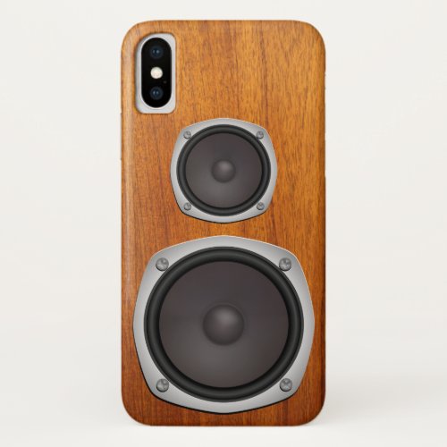 Faux Loudspeaker System iPhone X Case