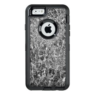Faux Marble Abstract Water Black and White Photo OtterBox iPhone 6/6s Case