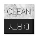 Faux Marble & Black Clean Dirty Dishwasher Magnet Faux Marble & Black Clean Dirty Dishwasher Magnet