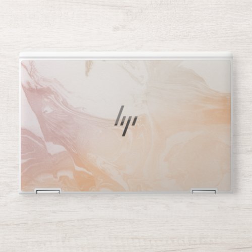 Faux Marble Blush Rose Gold Glitter HP Laptop Skin