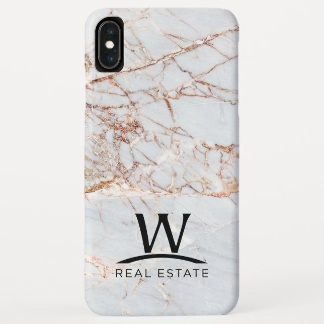 Faux Marble Cell Phone Case (Back)