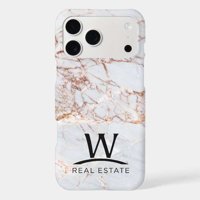 Faux Marble Cell Phone Case (Back)