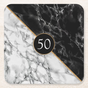 Faux Marble Coasters For Your Birthday Anniversary