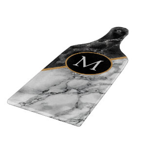 Faux Marble Cutting Board Personalized Monogram