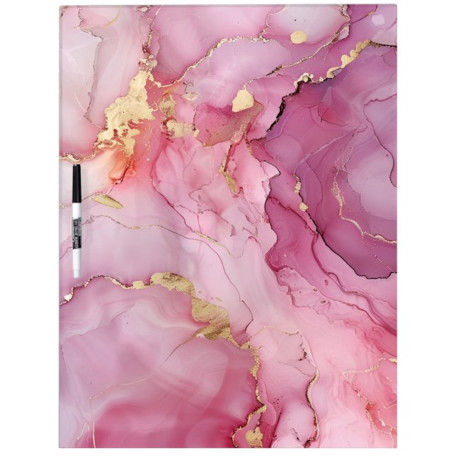 Faux Marble  Dry Erase Board (Front)