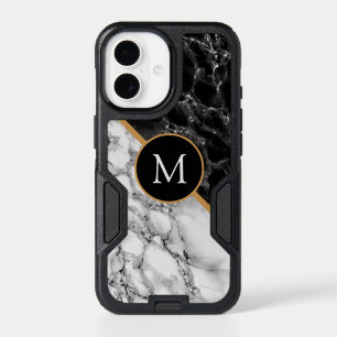 Faux Marble iPhone Case Personalized Your Letter