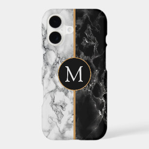 Faux Marble iPhone Case Personalized Your Letter