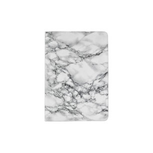 Faux Marble Passport Holder