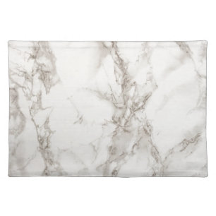 (faux) marble - sophisticated trendy beautiful cloth placemat