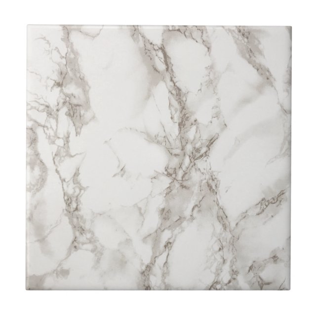 (faux) marble - sophisticated trendy beautiful tile (Front)