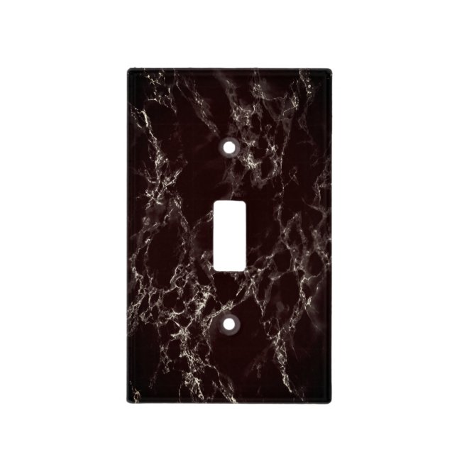 Faux Marble Stone Light Switch Cover (Front)