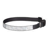 Faux Marble Texture Modern Minimal Marble Look Pet Collar (Right)