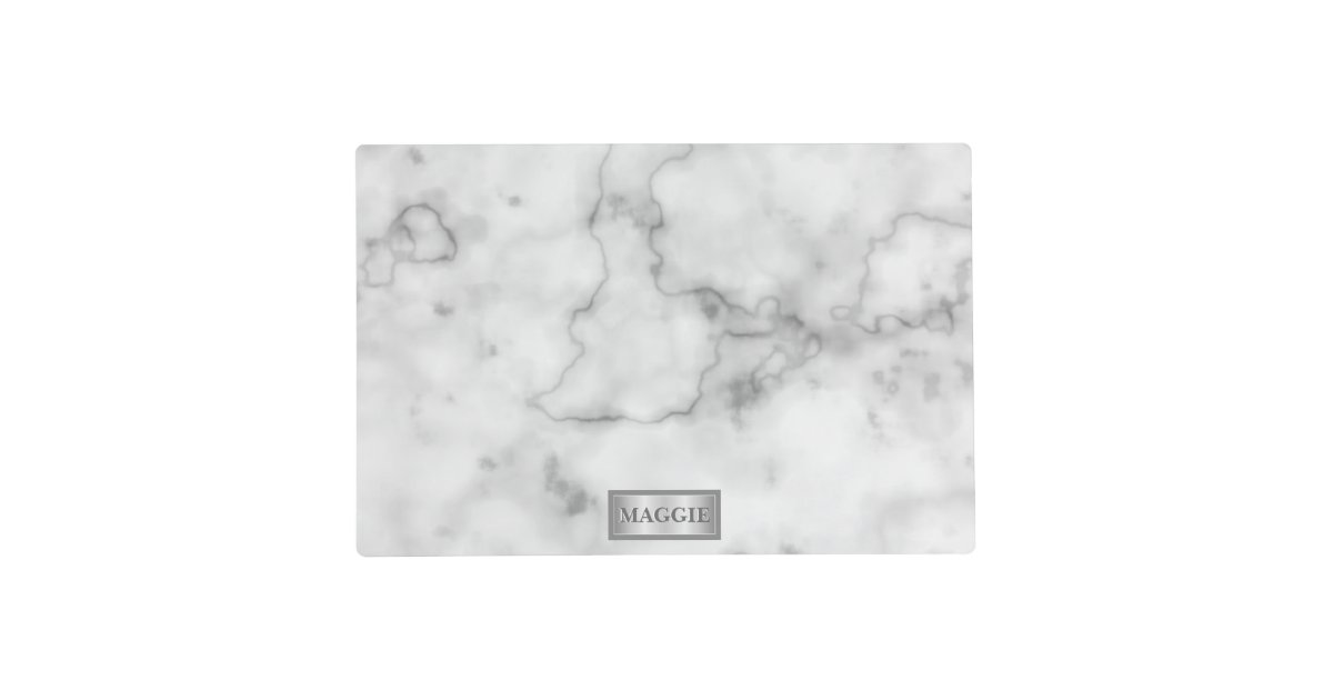  Faux  Marble  Texture With A Name Not  Real  Marble  Placemat 