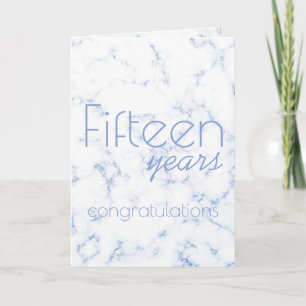 Faux marble UNIVERSAL employee anniversary card