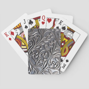 Faux metal, classy embossed cards