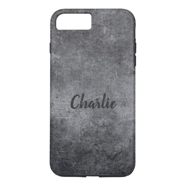 Faux Metal custom name phone cases (Back)