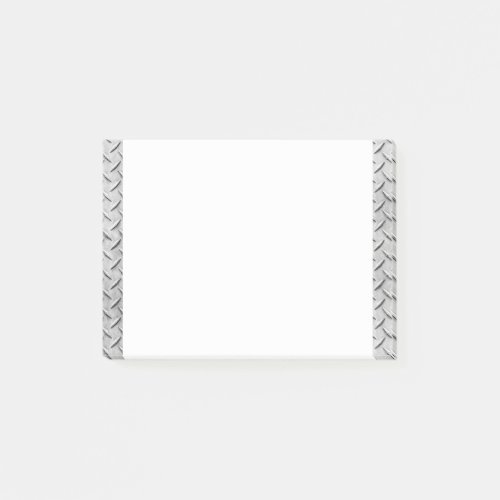 Faux Metal Diamond Plating Background Image Post_it Notes