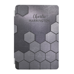 Faux Metal Pattern custom name device covers