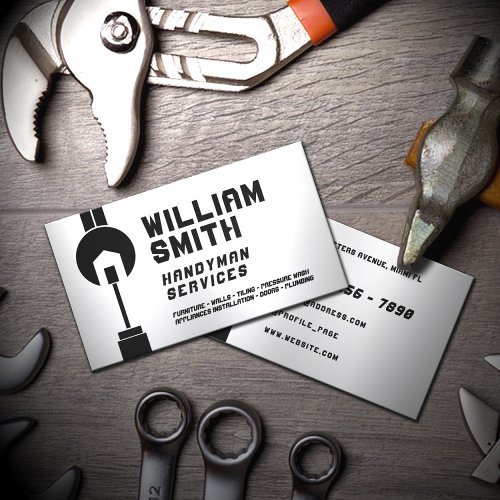 Faux metallic surface texture tools Business Card