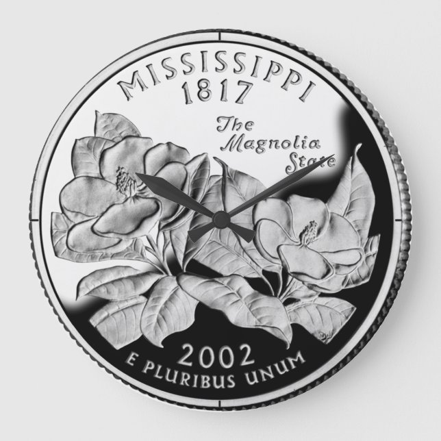Faux Mississippi State Quarter Clock (Front)