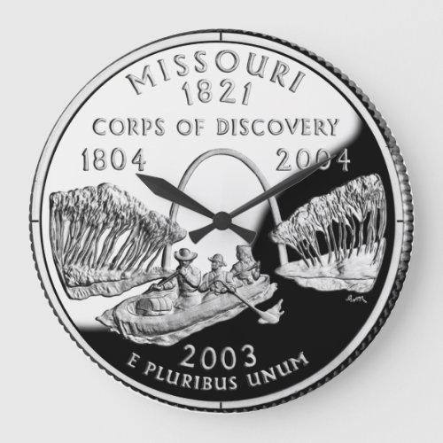 Faux Missouri State Quarter Clock