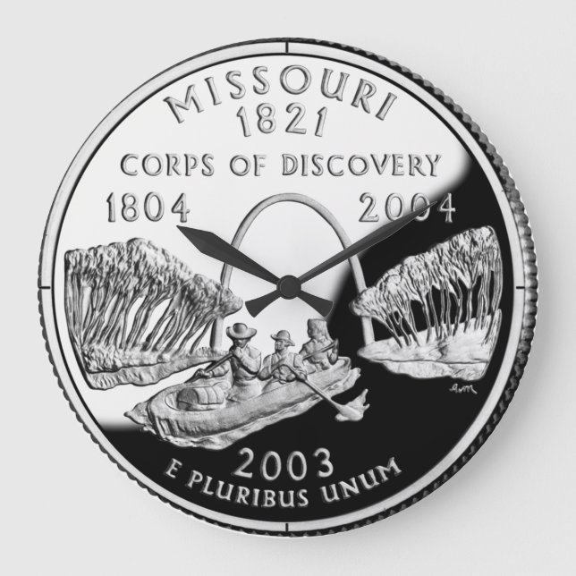 Faux Missouri State Quarter Clock (Front)