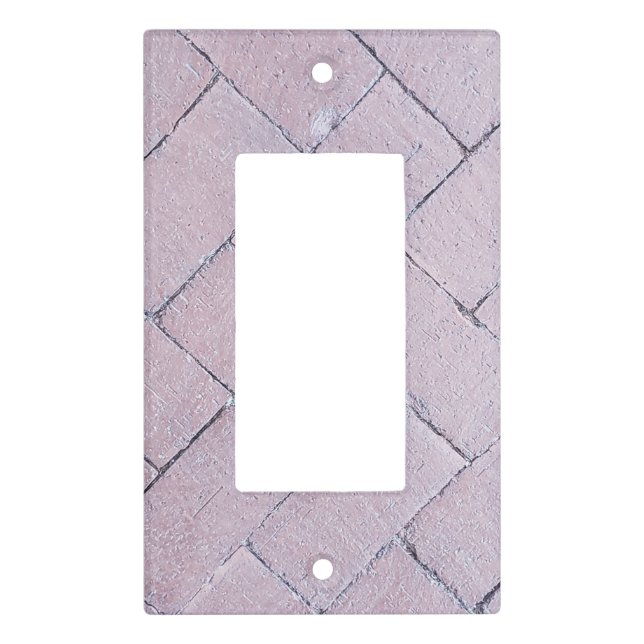 "Faux-Modern Brick" style Wall Plate (Front)