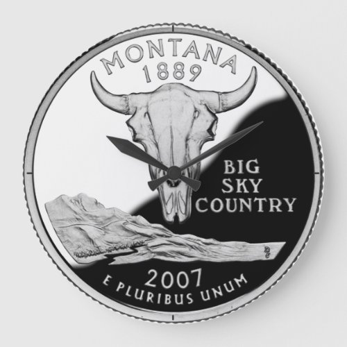 Faux Montana State Quarter Clock