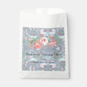 Faux Mother of Pearl Favor Bags