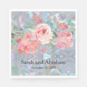 Faux Mother of Pearl Napkins