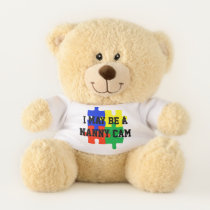 Faux Nanny Camera Lovey Child Guardian Teddy Bear