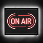 Faux Neon Podcast Live On Air Recording Studio LED Sign (Front)