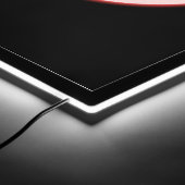 Faux Neon Podcast Live On Air Recording Studio LED Sign (Corner)