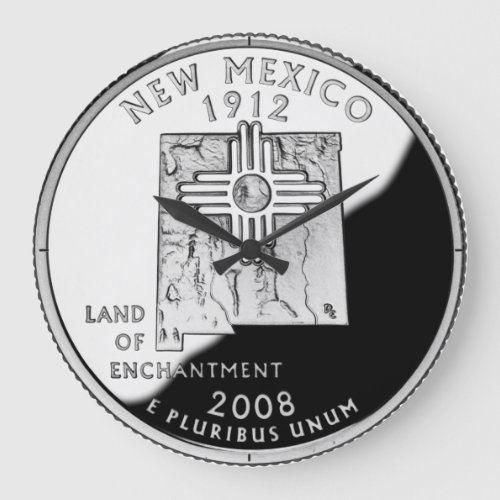 Faux New Mexico State Quarter Clock