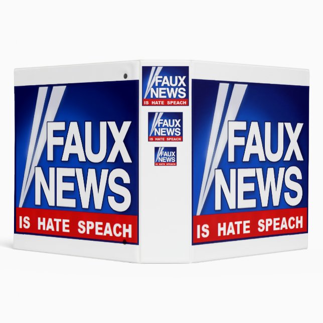 Faux News 3 Ring Binder (Background)