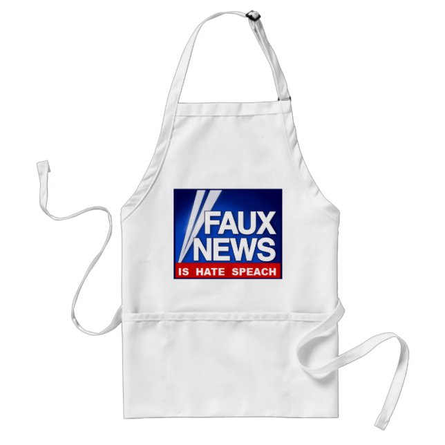Faux News Adult Apron (Front)
