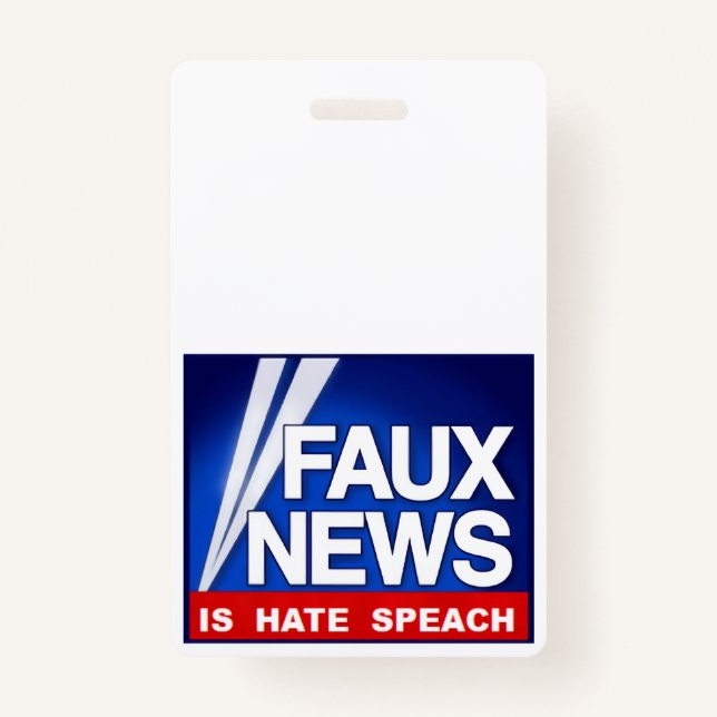 Faux News Badge (Front)