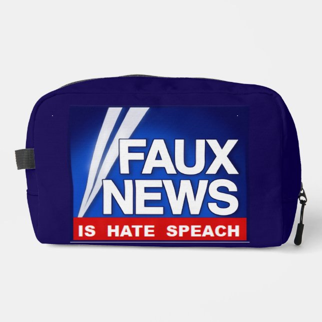 Faux News Dopp Kit (Front)