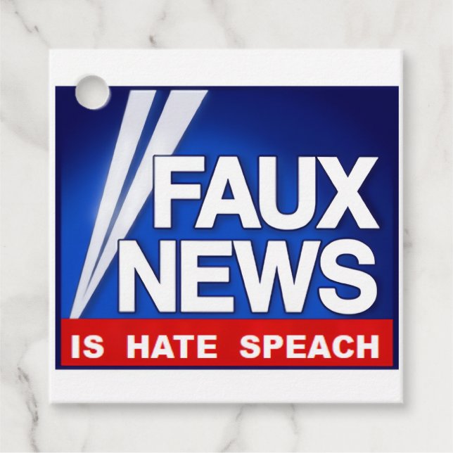 Faux News Favor Tags (Front)