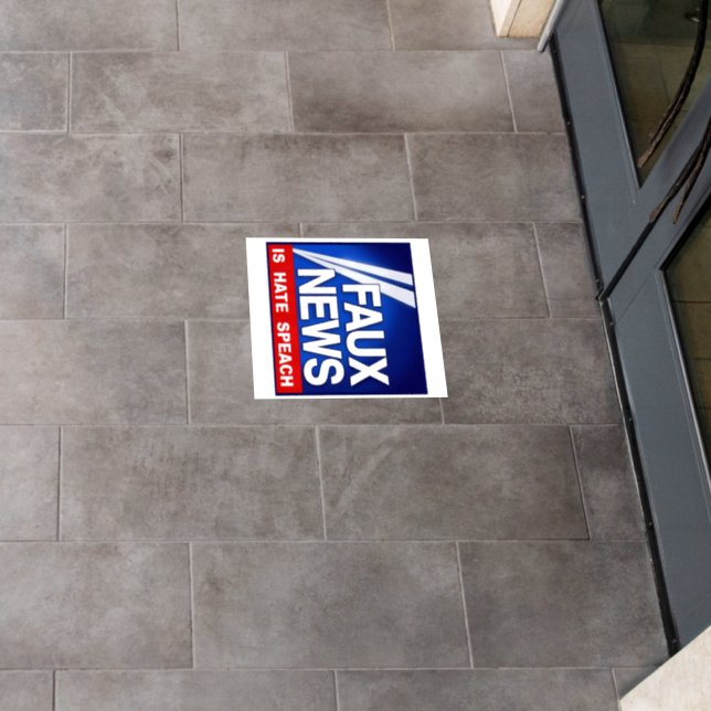 Faux News Floor Decals (Restaurant)