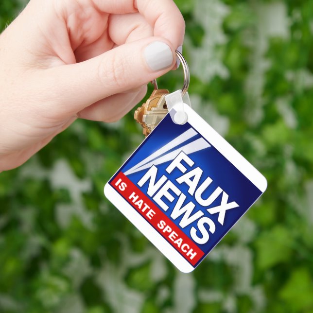 Faux News Keychain (Hand)