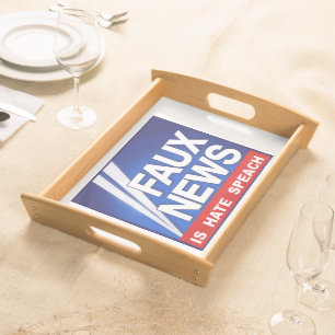 Faux News Serving Tray