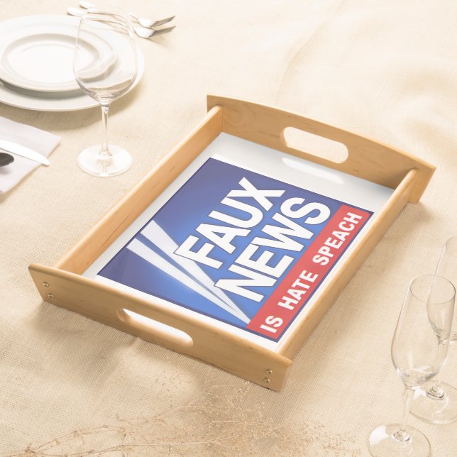 Faux News Serving Tray (Front)