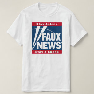 Faux News - Stay Asleep Stay A Sheep T-Shirt