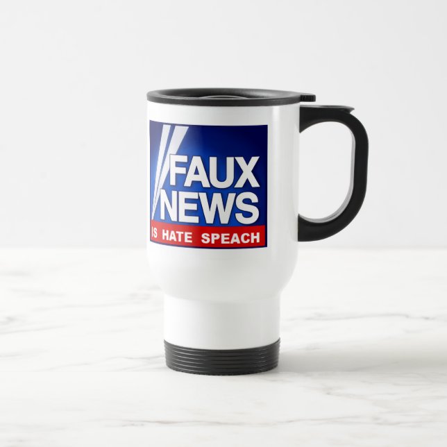 Faux News Travel Mug (Right)